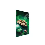 shumee Steklena deska za rezanje 35x52 Leaf