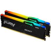 Kingston 64GB 6000MT/s DDR5 CL36 DIMM (Kit of 2) FURY Beast RGB EXPO pomnilnik - KF560C36BBEAK2-64