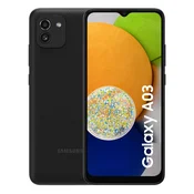 SAMSUNG obnovljen pametni telefon Galaxy A03 4GB/64GB, Black