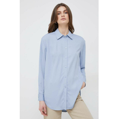 Košulja Calvin Klein za žene, relaxed, s klasicnim ovratnikom