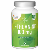 Essentials L-teanin 100 mg, izvleček zelenega čaja, visok odmerek - vegansko, 120 kapsul