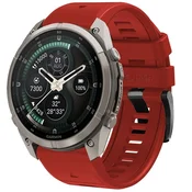 Tech-protect Silicone pašček Garmin QuickFit 22mm, crimson red