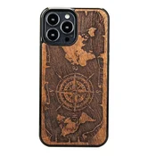 shumee Lesen ovitek za iPhone 13 Pro Max, Wind Rose, Merbau