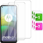 shumee 3x kaljeno steklo ZA Motorola Moto G9 Power Glass ZA zaslon 9H 3 kosi