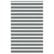Zebra zavjesa tamno siva 145x230 cm Širina tkanine 140,9 cm Poliester