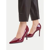 Čevlji z visoko peto DeeZee CEO-WSS21798-01 Bordo rdeča