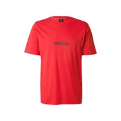 ADIDAS SPORTSWEAR Funkcionalna majica Essentials Linear živo rdeča/črna