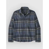 Patagonia LW Fjord Flannel Shirt new navy