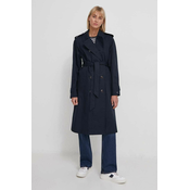 Dark blue womens trench coat Tommy Hilfiger Cotton Classic Trench - Women