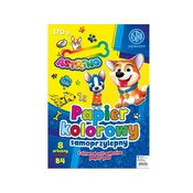 Astra Barvni samolepilni papirji formata B4, 170 g/m2 – 8 listov (8 barv) Astrino, 106025002