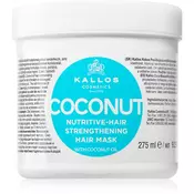 Kallos KJMN Professional Coconut hranilna maska za šibke lase 275 ml