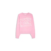 Bershka Pulover roza/volneno bela