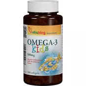 VITAKING vitamini za otroke Omega-3 Kids, 100 gel kapsul