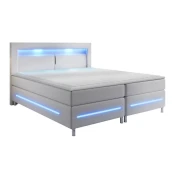 Boxspring krevet RR19, Boja: Eko koža Soft 10, Podrucje za spavanje: 160 x 200 cm