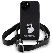 Karl Lagerfeld OVITEK KARL LAGERFELD ZA IPHONE 15 14 13 OVITEK CROSSBODY CHOUPETTE