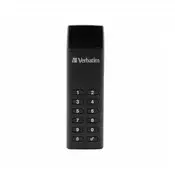 Verbatim 49428 tipkovnica Secure StorenGo 64GB USB-A 3.0 flash pogon