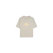 Bershka Majica HERALDIC svetlo rumena/temno siva