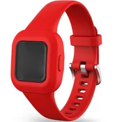 GS Silikonski trak za Garmin Vivofit Jr 3, rdeč