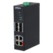 Dahua HS4408 upravljivi industrijski PoE switch 4 PoE i 4 SFP porta