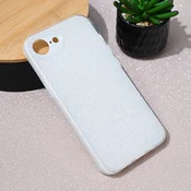 Maska za iPhone 16E 6.1 Sparkle Dust, Bela
