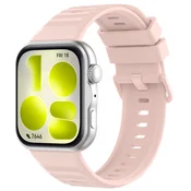 Silikonski pas Techsuit W082 za Huawei Watch Fit 5 Pro - pink