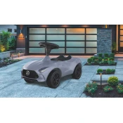 Poganjalec avto Bobby AMG GT BIG z zvokom in realističnimi detajli iz delavnice Mercedes siv od 18 mes