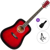 Pasadena PD-10 Standard SET Red Burst Akusticna gitara