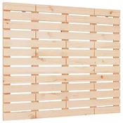 Vidaxl Stensko posteljno vzglavje 146x3x91,5 cm trdna borovina