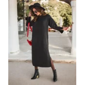 Resti Womens long sweater dress