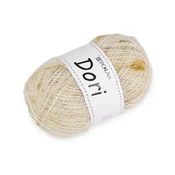 Preja za pletenje iz moherja z zavoji Dori 100 g - (F014) svetlo bež.
