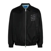KARL LAGERFELD JEANS Prehodna jakna KLJ X Pietro Terzini črna/off-bela