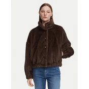 Weekend Max Mara Krzno Anemone 2625086021 Temno rjava Regular Fit