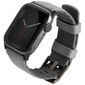 UNIQ strap Linus Apple Watch Series 4/5/6/7/8/SE/SE2/Ultra 42/44/45mm. Airosoft Silicone chalk grey (UNIQ-45MM-LINUSGRY)