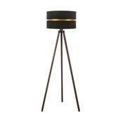 Duolla - Podna lampa DUO 1xE27/60W/230V prec. 44 cm crna/smeda
