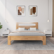 Nocni ormarici 2 kom sjajni bijeli 50x46x50cm konstruirano drvo
