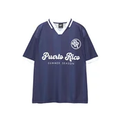 Pull&Bear Majica mornarska/temno modra/bela