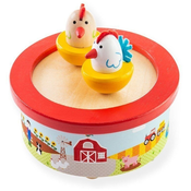 Bigjigs Toys Drevená hracia skrinka farma