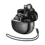 REMAX TWS-02 Bluetooth slušalice, STEREO v5.4, s mikrofonom + futrola za punjenje, CRNA