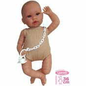 Llorens 636P NEW BORN 2 v 1 - realistična dojenčkova lutka z zvoki in mehkim tekstilnim telesom