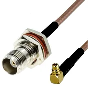 shumee Pigtail MMCX vtič RA/TNC vtičnica BH RG316 40cm