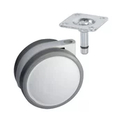 Pohištveno kolo Design Top brez zavore o 62 mm sivo/črno
