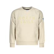 NORTH SAILS CHILDRENS ZIP-UP SWEATSHIRT, BEIGE
