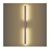 Brilagi - LED Spoljašnje zidno svetlo LUNA LED/24W/230V 3000K IP65 100 cm smeda CRI 90