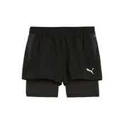 PUMA Športne hlače TeamGOAL črna/bela