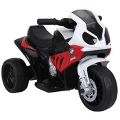 HOMCOM Otroško električno motorno kolo BMW S1000RR, rdeče