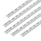VEVOR Polica Pilaster 990x176x105 mm srebrna za shranjevanje