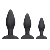 Ouch! Apex Butt Plug Set Black