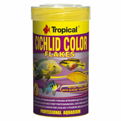 Kosmiči za krepitev obarvanosti TROPICAL Cichlid colour flake 1000 ml