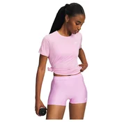 Ženska majica Under Armour Tech SSC- Twist Pink Dawn/White M