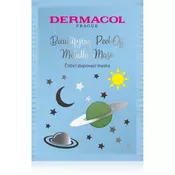 Dermacol Beautifying Peel-off Metallic Mask Cleansing maska za obraz za vse tipe kože 15 ml za ženske